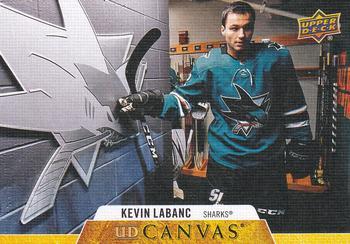 #C189 Kevin Labanc - San Jose Sharks - 2020-21 Upper Deck Canvas Hockey