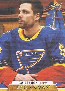 #C193 David Perron - St. Louis Blues - 2020-21 Upper Deck Canvas Hockey