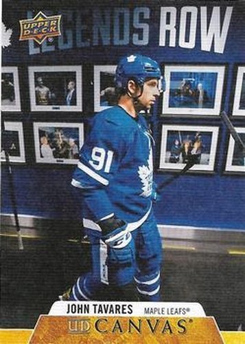 #C198 John Tavares - Toronto Maple Leafs - 2020-21 Upper Deck Canvas Hockey