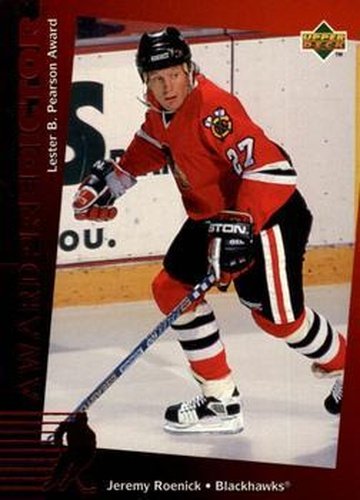 #C19 Jeremy Roenick - Chicago Blackhawks - 1994-95 Upper Deck - Predictors Canadian Hockey