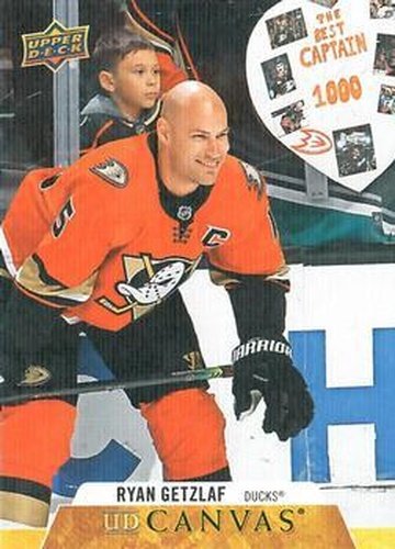 #C1 Ryan Getzlaf - Anaheim Ducks - 2020-21 Upper Deck Canvas Hockey