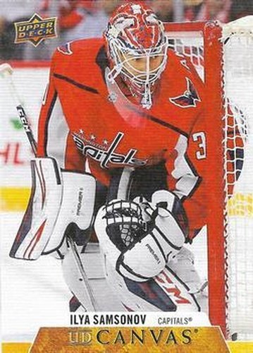 #C205 Ilya Samsonov - Washington Capitals - 2020-21 Upper Deck Canvas Hockey
