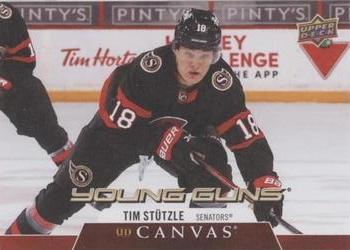 #C211 Tim Stutzle - Ottawa Senators - 2020-21 Upper Deck Canvas Hockey