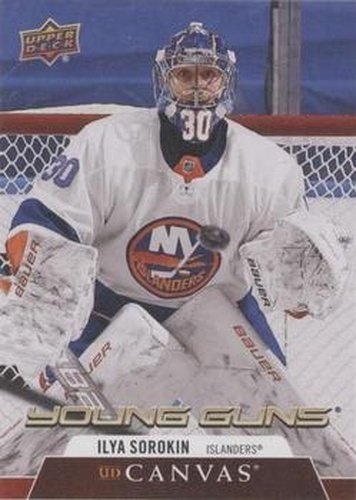 #C212 Ilya Sorokin - New York Islanders - 2020-21 Upper Deck Canvas Hockey