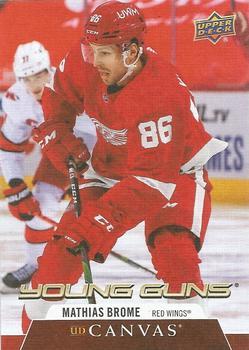 #C213 Mathias Brome - Detroit Red Wings - 2020-21 Upper Deck Canvas Hockey