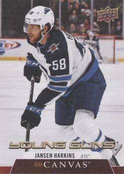 #C216 Jansen Harkins - Winnipeg Jets - 2020-21 Upper Deck Canvas Hockey
