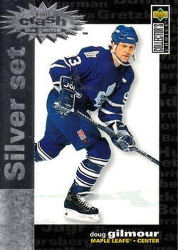 #C21 Doug Gilmour - Toronto Maple Leafs - 1995-96 Collector's Choice - You Crash the Game Silver Exchange Hockey