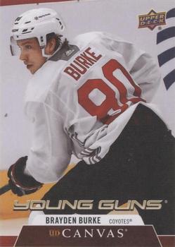 #C220 Brayden Burke - Arizona Coyotes - 2020-21 Upper Deck Canvas Hockey