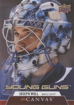 #C222 Joseph Woll - Toronto Maple Leafs - 2020-21 Upper Deck Canvas Hockey