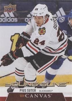 #C223 Pius Suter - Chicago Blackhawks - 2020-21 Upper Deck Canvas Hockey