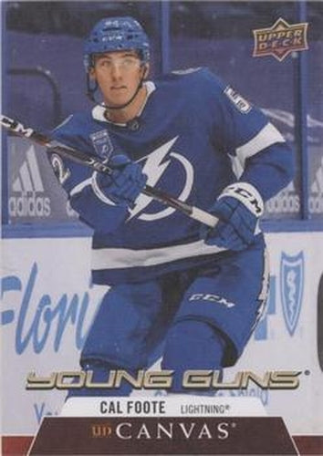 #C229 Cal Foote - Tampa Bay Lightning - 2020-21 Upper Deck Canvas Hockey