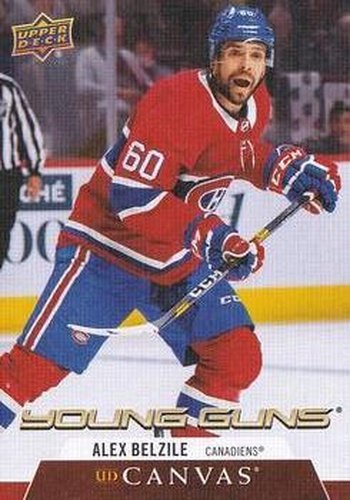 #C237 Alex Belzile - Montreal Canadiens - 2020-21 Upper Deck Canvas Hockey