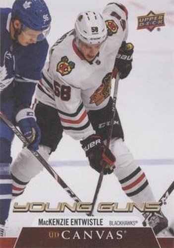 #C238 MacKenzie Entwistle - Chicago Blackhawks - 2020-21 Upper Deck Canvas Hockey