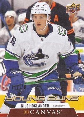 #C239 Nils Hoglander - Vancouver Canucks - 2020-21 Upper Deck Canvas Hockey
