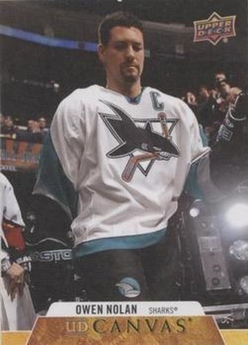 #C245 Owen Nolan - San Jose Sharks - 2020-21 Upper Deck Canvas Hockey