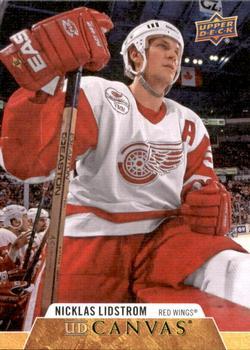 #C246 Nicklas Lidstrom - Detroit Red Wings - 2020-21 Upper Deck Canvas Hockey