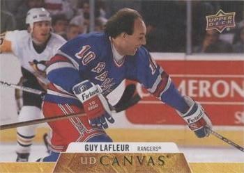 #C249 Guy Lafleur - New York Rangers - 2020-21 Upper Deck Canvas Hockey