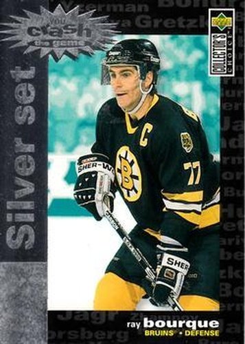 #C24 Ray Bourque - Boston Bruins - 1995-96 Collector's Choice - You Crash the Game Silver Exchange Hockey