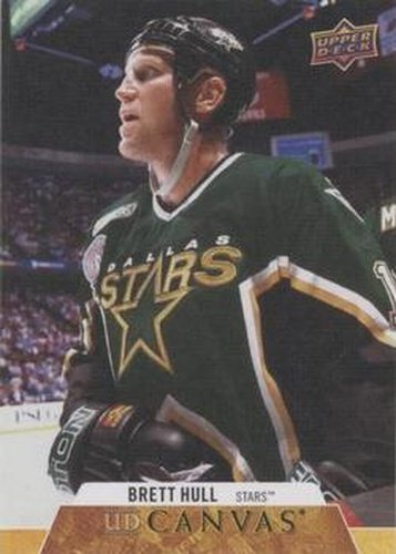 #C252 Brett Hull - Dallas Stars - 2020-21 Upper Deck Canvas Hockey