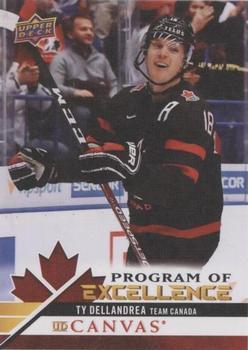#C258 Ty Dellandrea - Canada - 2020-21 Upper Deck Canvas Hockey