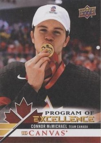 #C260 Connor McMichael - Canada - 2020-21 Upper Deck Canvas Hockey