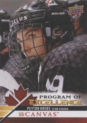 #C264 Peyton Krebs - Canada - 2020-21 Upper Deck Canvas Hockey