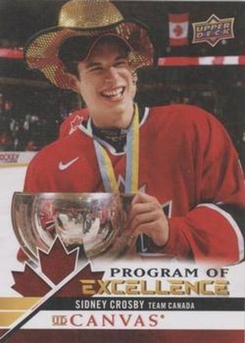 #C265 Sidney Crosby - Canada - 2020-21 Upper Deck Canvas Hockey