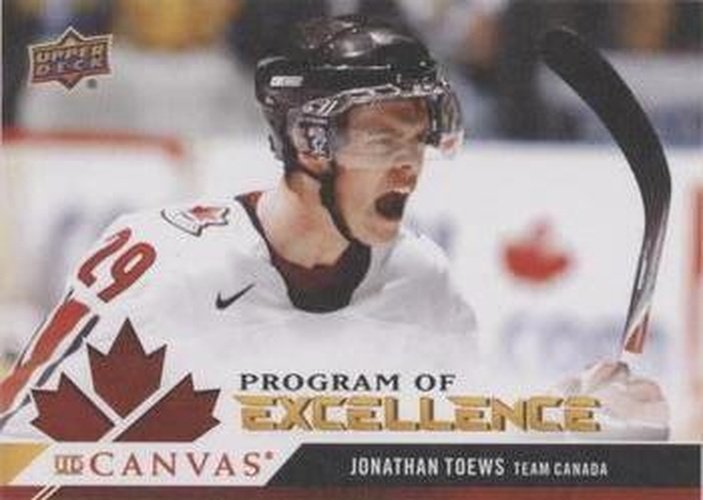 #C267 Jonathan Toews - Canada - 2020-21 Upper Deck Canvas Hockey