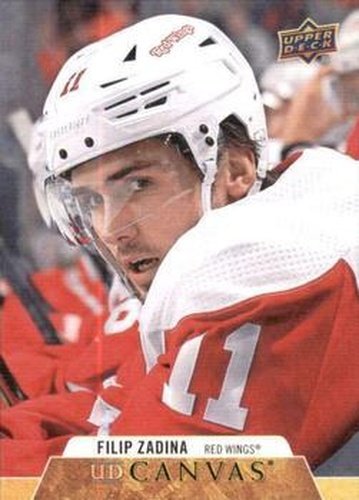 #C29 Filip Zadina - Detroit Red Wings - 2020-21 Upper Deck Canvas Hockey