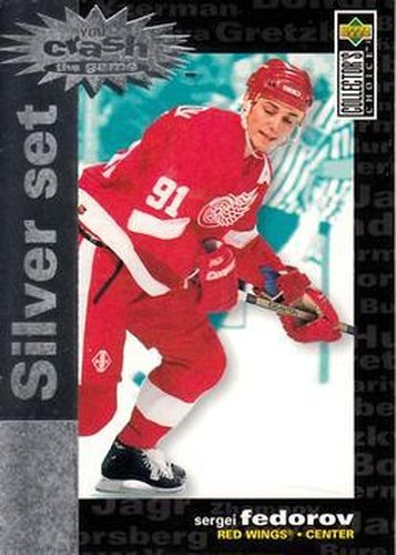 #C2 Sergei Fedorov - Detroit Red Wings - 1995-96 Collector's Choice - You Crash the Game Silver Exchange Hockey
