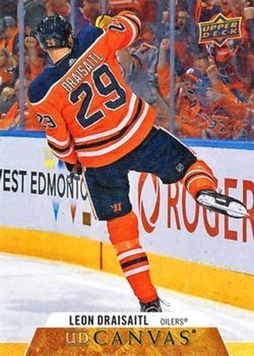#C32 Leon Draisaitl - Edmonton Oilers - 2020-21 Upper Deck Canvas Hockey