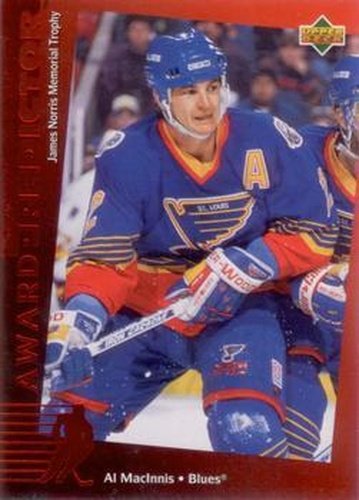 #C33 Al MacInnis - St. Louis Blues - 1994-95 Upper Deck - Predictors Canadian Hockey