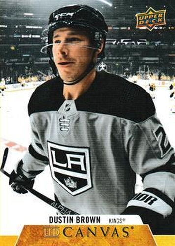 #C37 Dustin Brown - Los Angeles Kings - 2020-21 Upper Deck Canvas Hockey