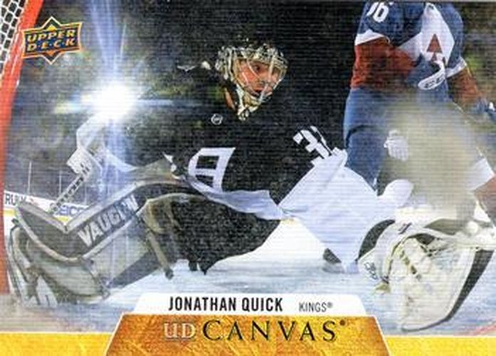 #C38 Jonathan Quick - Los Angeles Kings - 2020-21 Upper Deck Canvas Hockey