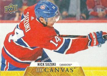 #C44 Nick Suzuki - Montreal Canadiens - 2020-21 Upper Deck Canvas Hockey