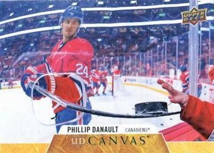 #C45 Phillip Danault - Montreal Canadiens - 2020-21 Upper Deck Canvas Hockey
