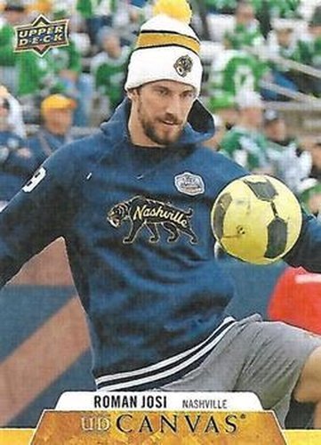 #C47 Roman Josi - Nashville Predators - 2020-21 Upper Deck Canvas Hockey