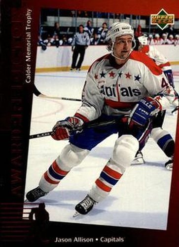 #C4 Jason Allison - Washington Capitals - 1994-95 Upper Deck - Predictors Canadian Hockey