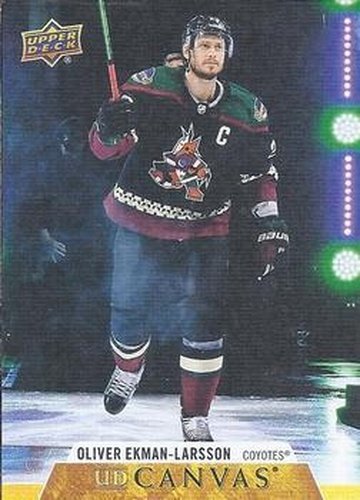 #C4 Oliver Ekman-Larsson - Arizona Coyotes - 2020-21 Upper Deck Canvas Hockey