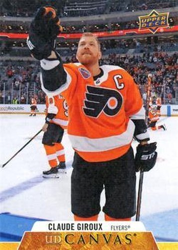 #C60 Claude Giroux - Philadelphia Flyers - 2020-21 Upper Deck Canvas Hockey