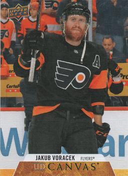 #C61 Jakub Voracek - Philadelphia Flyers - 2020-21 Upper Deck Canvas Hockey