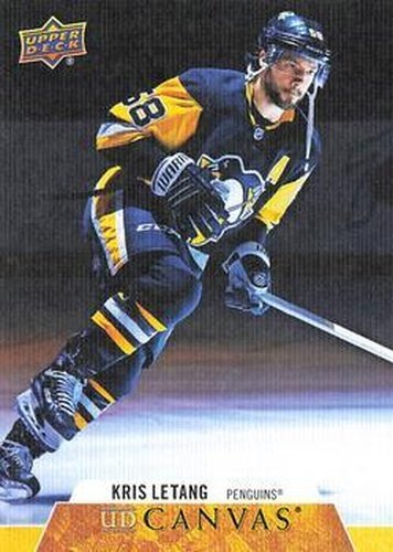 #C63 Kris Letang - Pittsburgh Penguins - 2020-21 Upper Deck Canvas Hockey