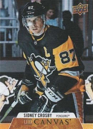 #C64 Sidney Crosby - Pittsburgh Penguins - 2020-21 Upper Deck Canvas Hockey