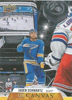 #C71 Jaden Schwartz - St. Louis Blues - 2020-21 Upper Deck Canvas Hockey