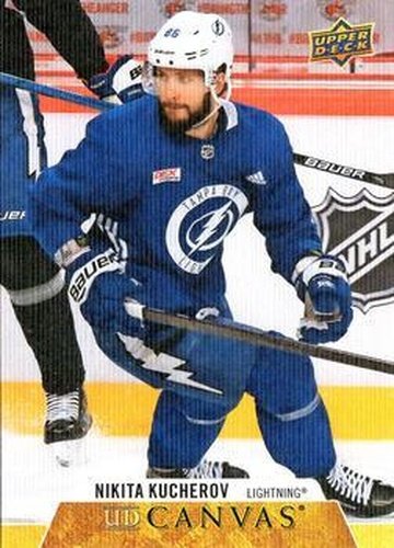 #C74 Nikita Kucherov - Tampa Bay Lightning - 2020-21 Upper Deck Canvas Hockey