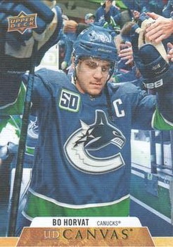 #C78 Bo Horvat - Vancouver Canucks - 2020-21 Upper Deck Canvas Hockey