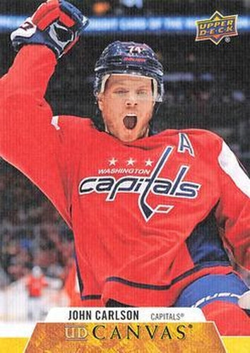 #C85 John Carlson - Washington Capitals - 2020-21 Upper Deck Canvas Hockey