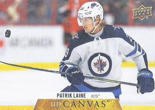 #C87 Patrik Laine - Winnipeg Jets - 2020-21 Upper Deck Canvas Hockey