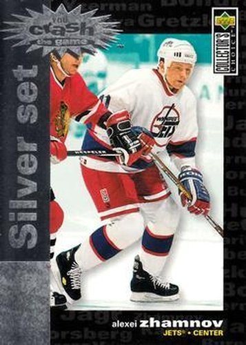 #C8 Alexei Zhamnov - Winnipeg Jets - 1995-96 Collector's Choice - You Crash the Game Silver Exchange Hockey