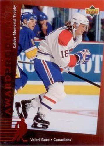 #C8 Valeri Bure - Montreal Canadiens - 1994-95 Upper Deck - Predictors Canadian Hockey